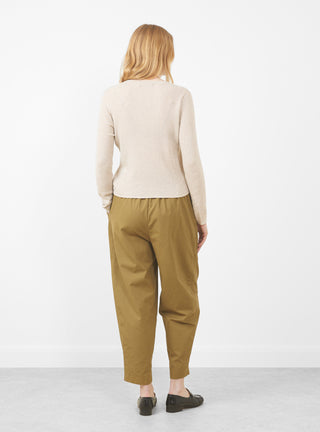 Elastic Latern Trousers, Faded Caramel by 7115 at Couverture & The Garbstore 
Back View