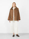 Hunting Short Coat Caramel by 7115 at Couverture & The Garbstore 
Front View