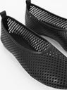 Elio Perforated Pumps Black by Avout Arianne at Couverture and The Garbstore close up 