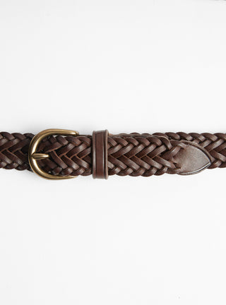 Polo Tip Belt Dark Brown at Couverture & The Garbstore
Close-up