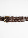 Polo Tip Belt Dark Brown at Couverture & The Garbstore
Close-up