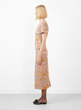 Goleta Dress Purple by Rachel Comey at Couverture and The Garbstore side profile 