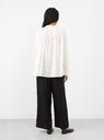 Dot Shirt Optic White by Skall Studio at Couverture & The Garbstore
Back View