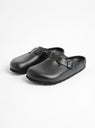 Boston Exquisite Sandal Black by Birkenstock at Couverture & The Garbstore
Front View