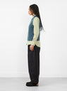 Namaste Knit Vest Emeraude by Soeur at Couverture & The Garbstore
Side View