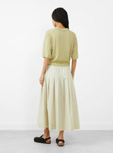 Elton Knit Top Sage by Soeur at Couverture & The Garbstore
Back View