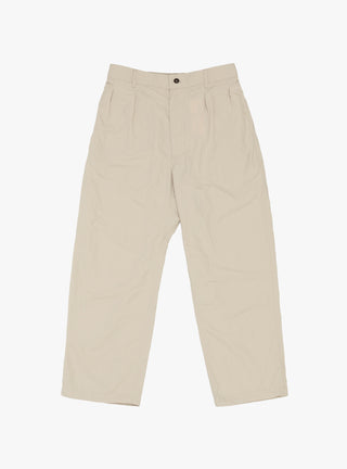 Deck Pants Sand Beige by nanamica at Couverture & The Garbstore Front View