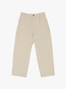 Deck Pants Sand Beige by nanamica at Couverture & The Garbstore Front View