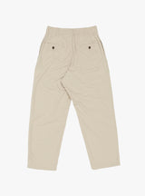 Deck Pants Sand Beige by nanamica at Couverture & The Garbstore Back View