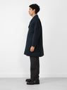 2L Cotton GORE-TEX Balmacaan Coat Navy by nanamica at Couverture & The Garbstore
Model Side View