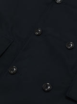 2L Cotton GORE-TEX Balmacaan Coat Navy by nanamica at Couverture & The Garbstore
Close-up