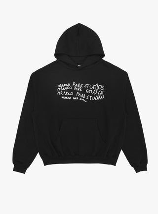 Arnold Park Studios Imaginary Friends Hoodie in Black at Couverture & The Garbstore - Front View