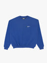 Piling Logo Crewneck Cobalt Blue by Arnold Park Studios at Couverture & The Garbstore Front View