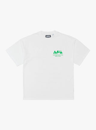 Computer Marketing Logo T-Shirt White by Arnold Park Studios at Couverture & The Garbstore Front View