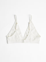 Carrie Soft Cup Bra Natural White by Elliot Organics at Couverture & The Garbstore
Back View