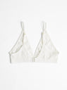 Carrie Soft Cup Bra Natural White by Elliot Organics at Couverture & The Garbstore
Back View