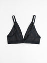 Carrie Soft Cup Bra Black by Elliot Organics at Couverture & The Garbstore
Back View