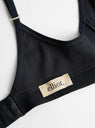 Carrie Soft Cup Bra Black by Elliot Organics at Couverture & The Garbstore
Close-up