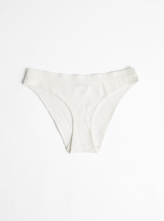 Chrissie Brief Natural White by Elliot Organics at Couverture & The Garbstore Front View