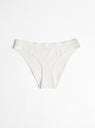 Chrissie Brief Natural White by Elliot Organics at Couverture & The Garbstore Front View