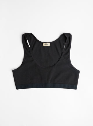 Freya Yoga Bra Black by Elliot Organics  at Couverture & The Garbstore
Front View 