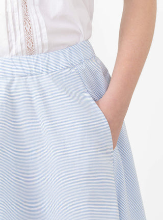 Stripe Circular Skirt Sax by nanamica at Couverture & The Garbstore 
Close-up