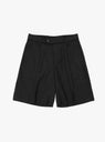 Classic Shorts Fine Black Stripes by mfpen at Couverture & The Garbstore 
Front View