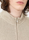 Leisure Zip Up Sweater Oatmeal