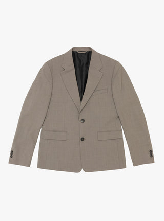 Single Breasted Blazer Taupe Wool by mfpen at Couverture & The Garbstore 
Front View