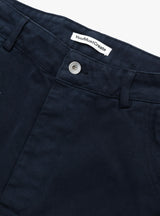 Twisted Seam Trouser Navy by YMC at Couverture & The Garbstore 
Detail