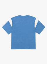 Skate T-Shirt Organic Cotton Blue/White from YMC at Couverture & The Garbstore
Back View