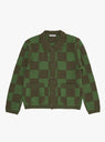 Baker Cardigan Green by YMC at Couverture & The Garbstore
Front View