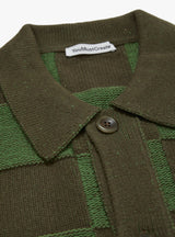 Baker Cardigan Green by YMC at Couverture & The Garbstore
Close-up