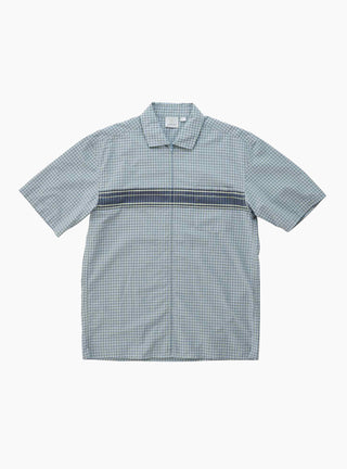 Zip Up Wave Shirt Pacific Plaid by Gramicci at Couverture & The Garbstore
Front