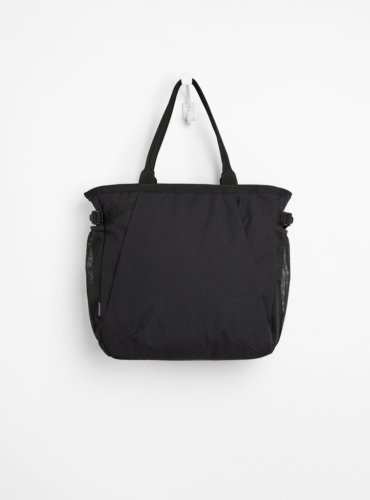 Cordura Tote Bag Black by Gramicci at Couverture & The Garbstore
Front View