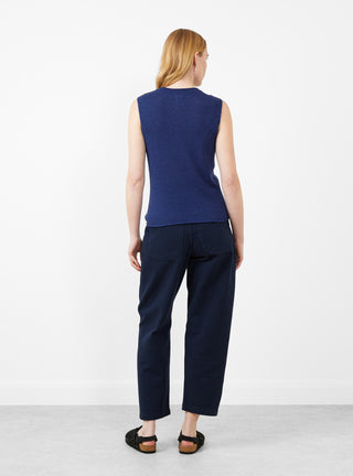 Drip Top in Mez Blue by Baserange at Couverture & The Garbstore
Model Back View