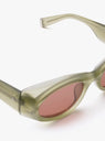 Baylor Green sunglasses by A.Society at Couverture & The Garbstore 
Close-up