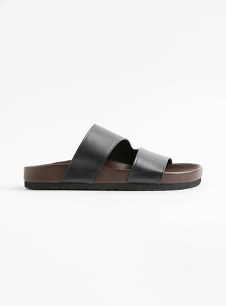 Eros Leather Sandals Noir by Soeur at Couverture & The Garbstore
Side View