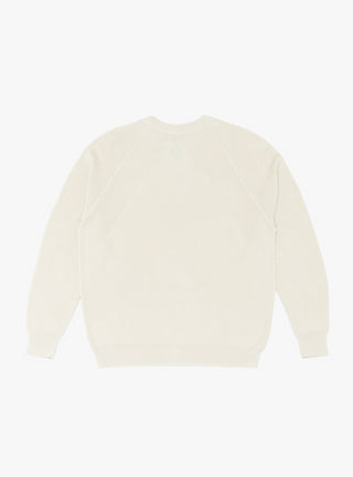 The Sea Island Signature Crewneck Ivory by BATONER at Couverture & The Garbstore
Back View