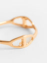 Fine Links Ring Gold Plated Brass from Helena Rohner at Couverture & The Garbstore
Close-up