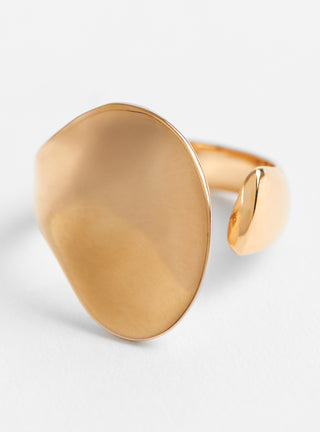 Soft Open Brass Concave Ring Gold Plated by Helena Rohner | Couverture & The Garbstore