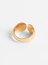 Soft Open Ring Gold Plated from Helena Rohner at Couverture & The Garbstore
Front View