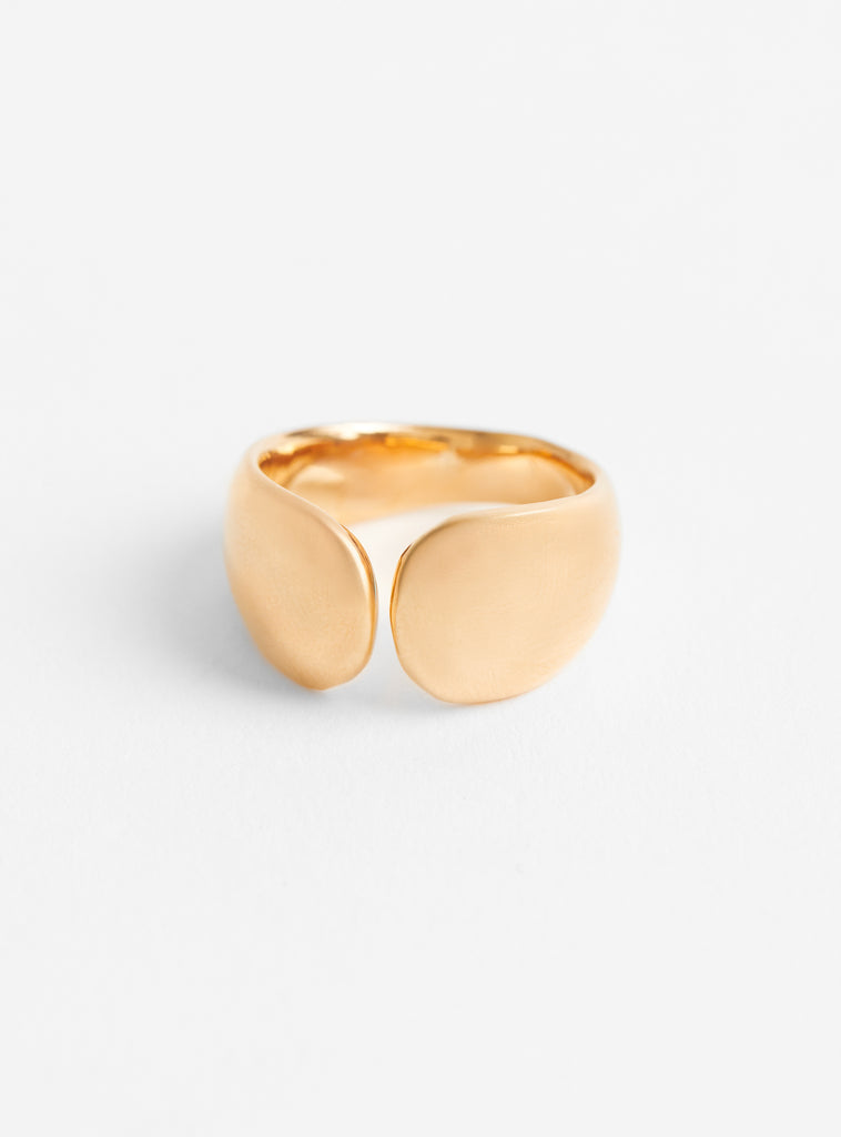 Soft Open Ring Gold Plated from Helena Rohner at Couverture & The Garbstore
Front View