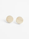 Double Layer Round Earrings Silver from Helena Rohner at Couverture & The Garbstore
Front View