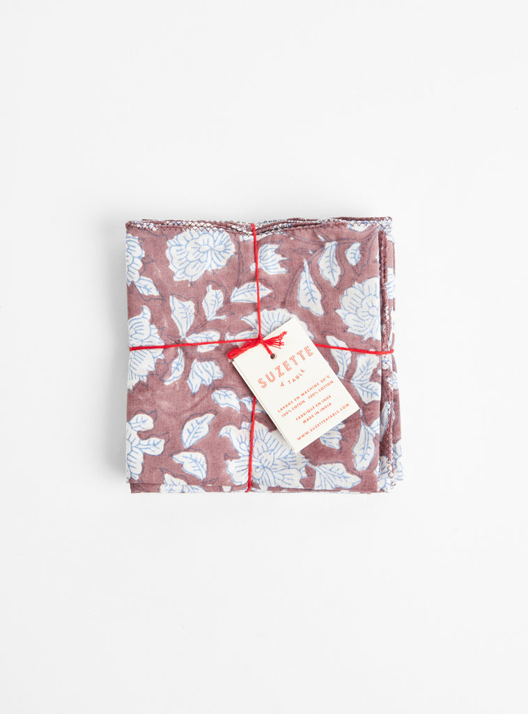 Napkins Set - Iris Ecureuil by Suzette at Couverture & The Garbstore 
Front 