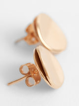 Double Layer Round Earrings Gold Plated by Helena Rohner at Couverture & The Garbstore
Close-up