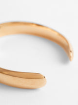 Open Brass Cuff Gold Plated by Helena Rohner at Couverture & The Garbstore
Close-up