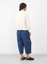 Wilf Shirt White by Sideline at Couverture & The Garbstore
Back View