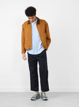 Duck Short Jacket Camel by Farah Japan at Couverture & The Garbstore
Front View