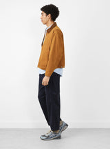 Duck Short Jacket Camel by Farah Japan at Couverture & The Garbstore
Side View